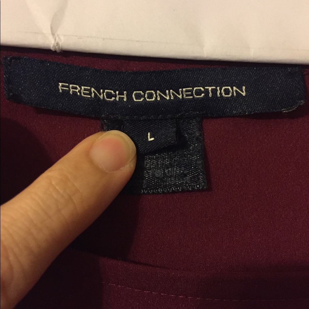 French Connection Color Block Top - Picture 7 of 8